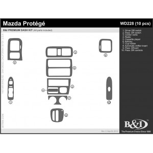 Dash Trim Kit for MAZDA...