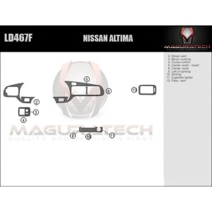 Dash Trim Kit for NISSAN...