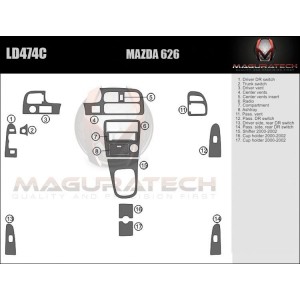 Dash Trim Kit for MAZDA 626
