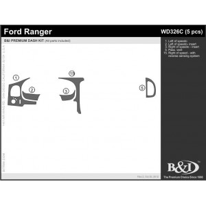 Dash Trim Kit for FORD RANGER