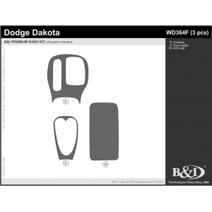 Dash Trim Kit for DODGE DAKOTA