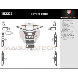 Dash Trim Kit for TOYOTA PRIUS