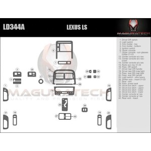 Dash Trim Kit for LEXUS LS