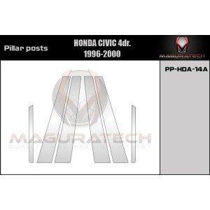 DOOR PILLAR POSTS FOR HONDA...