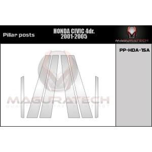 DOOR PILLAR POSTS FOR HONDA...