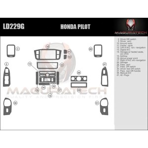 Dash Trim Kit for HONDA PILOT