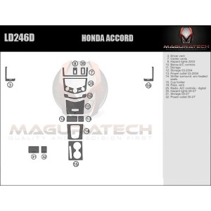 Dash Trim Kit for HONDA ACCORD