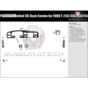 MOLDED Dash Trim Kit COMBO...