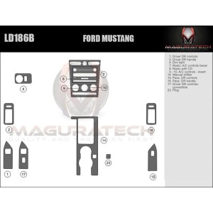 Dash Trim Kit for FORD MUSTANG