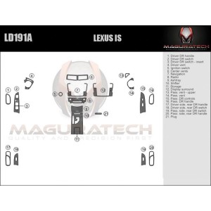 Dash Trim Kit for LEXUS IS