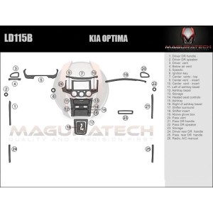 Dash Trim Kit for KIA OPTIMA