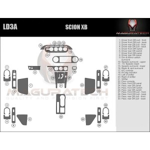 Dash Trim Kit for SCION XB
