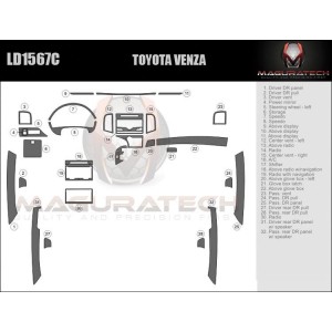 Dash Trim Kit for TOYOTA VENZA