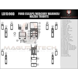 Dash Trim Kit for MERCURY...