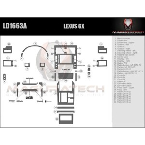Dash Trim Kit for LEXUS GX