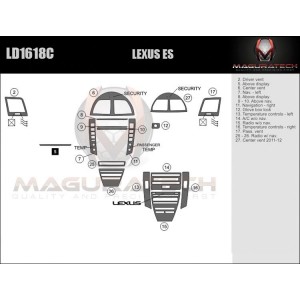 Dash Trim Kit for LEXUS ES