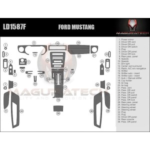 Dash Trim Kit for FORD MUSTANG