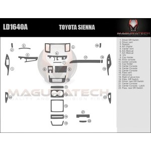 Dash Trim Kit for TOYOTA...