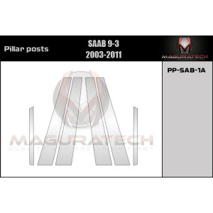 DOOR PILLAR POSTS FOR SAAB...