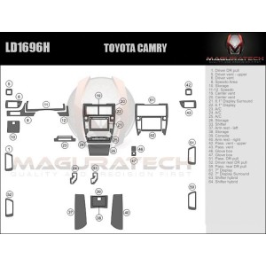 Dash Trim Kit for TOYOTA CAMRY
