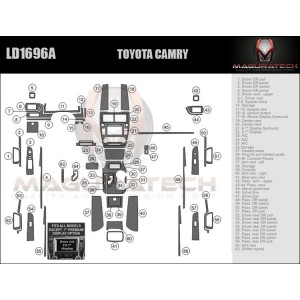 Dash Trim Kit for TOYOTA CAMRY