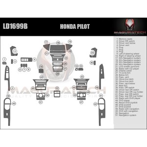 Dash Trim Kit for HONDA PILOT