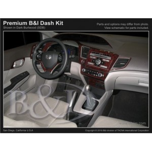 Dash Trim Kit for HONDA CIVIC