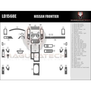 Dash Trim Kit for NISSAN...