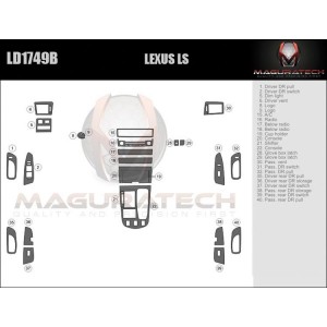 Dash Trim Kit for LEXUS LS
