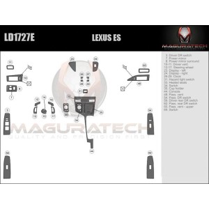 Dash Trim Kit for LEXUS ES