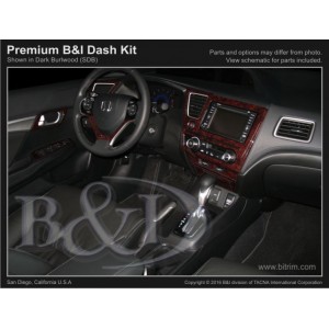 Dash Trim Kit for HONDA CIVIC