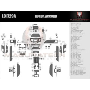 Dash Trim Kit for HONDA ACCORD