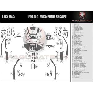 Dash Trim Kit for FORD ESCAPE