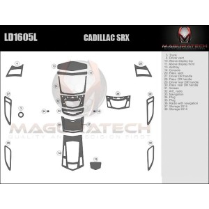 Dash Trim Kit for CADILLAC SRX