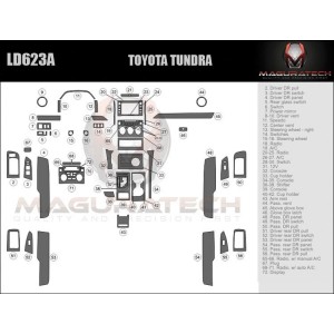 Dash Trim Kit for TOYOTA...
