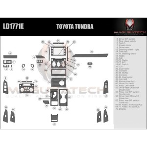 Dash Trim Kit for TOYOTA...