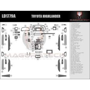 Dash Trim Kit for TOYOTA...