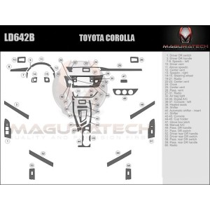 Dash Trim Kit for TOYOTA...