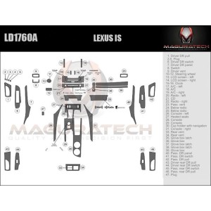 Dash Trim Kit for LEXUS IS