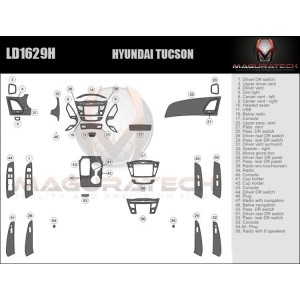 Dash Trim Kit for HYUNDAI...