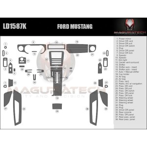 Dash Trim Kit for FORD MUSTANG