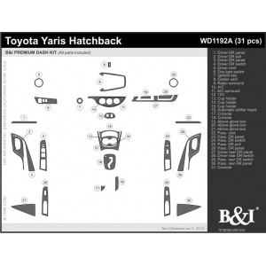 Dash Trim Kit for TOYOTA YARIS