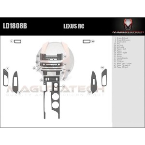 Dash Trim Kit for LEXUS RC