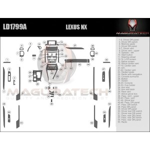 Dash Trim Kit for LEXUS NX