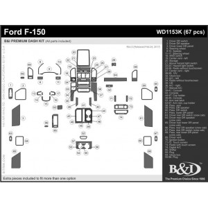 Dash Trim Kit for FORD F-150