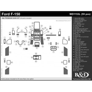 Dash Trim Kit for FORD F-150