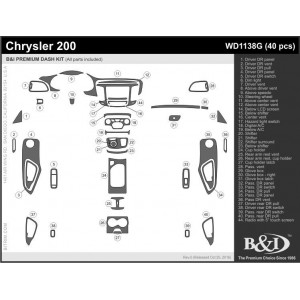 Dash Trim Kit for CHRYSLER 200