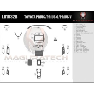 Dash Trim Kit for TOYOTA PRIUS