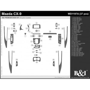 Dash Trim Kit for MAZDA CX-9