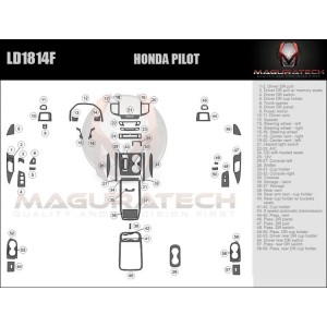 Dash Trim Kit for HONDA PILOT